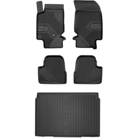 SET 77 Tapis et moquettes en caoutchouc Peugeot 208 2 HB à partir de 2019-kz (1/5)