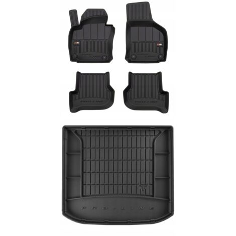 Jeu de tapis de sol 3D en caoutchouc pour SEAT Toledo 3 (2004-2010) g (1/5)