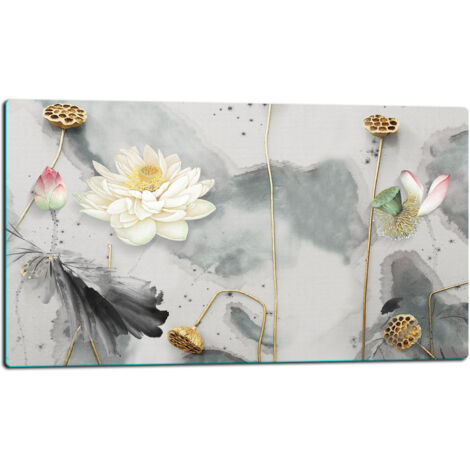 Panneau de hachage en verre 52x30 Fleurs (1/5)