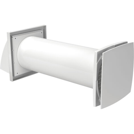 Ventilateur extracteur 100mm pour air chaud et froid – 2 cycles de 60s – Capteur d'humidité intégré – Installation murale facile – Ventika