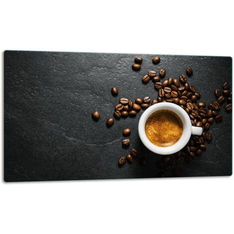 Planche dcouper assiette de verre 52x30 caf (1/5)