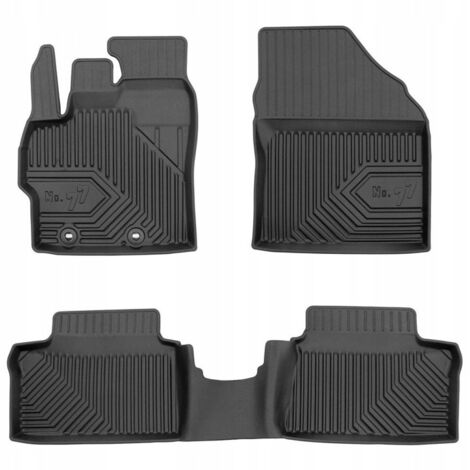 Tapis de sol en caoutchouc pour Toyota Yaris 4 Hybrid de 2020 à 2077 (1/5)