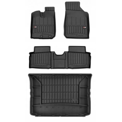 KIT 3D Tapis de sol et tapis de coffre Dacia Spring berline à partir de 2021 (1/5)