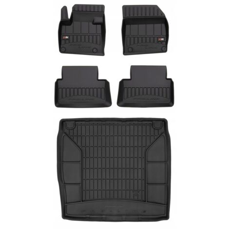 Tapis de sol et tapis de coffre 3D SET Citroën C5 3 Berline 2008-2017 bw (1/5)
