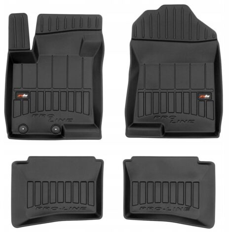 Tapis de sol et tapis de sol en caoutchouc pour Hyundai Bayon 2021 - 3D TROUGH