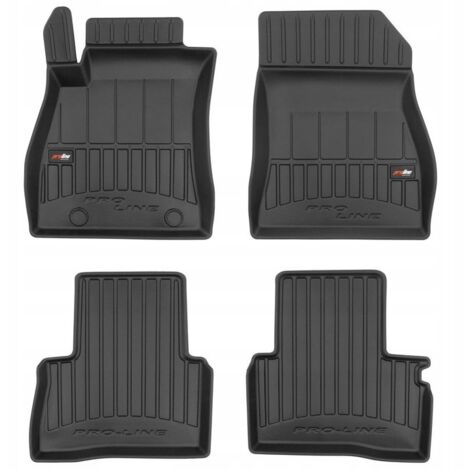 Tapis de sol et de porte en caoutchouc pour Nissan Juke 1 2010-2019 3D TROUGH (1/5)