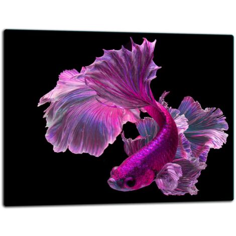 Planche dcouper de plaque de verre 52x40 poisson (1/5)