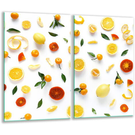 Planche à découper en verre 2 x 30 x 52 blanche (1/5)