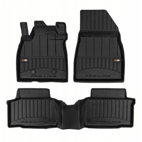 Tapis de sol en caoutchouc pour Dacia Duster 3 III à partir de 2024 - 3D TROUGH