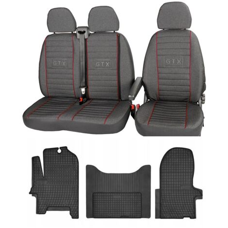 Ensemble de housses et tapis sur mesure IVECO DAILY III 1999-2014 – Housses en tissu haut de gamme – Tapis en caoutchouc inodore