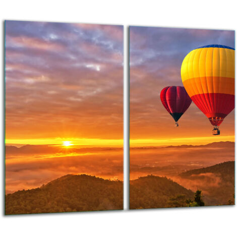 Planche à découper en verre 2 x 30 x 52 cm format paysage (1/5)