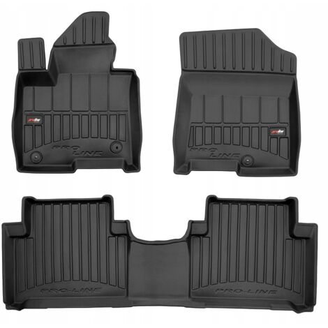 Tapis de sol et de porte en caoutchouc pour Kia Sorento 4 Hybride à partir de 2020 - 3D TROUGH (1/5)