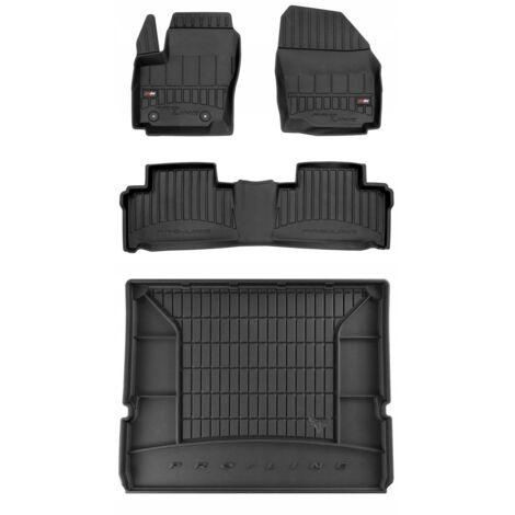 SET de tapis en caoutchouc 3D Ford S-max Mk1 2006-2015 7 places st.31cm (1/5)