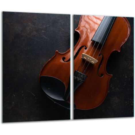 Planche à découper en verre 2x 30x52 musique (1/5)