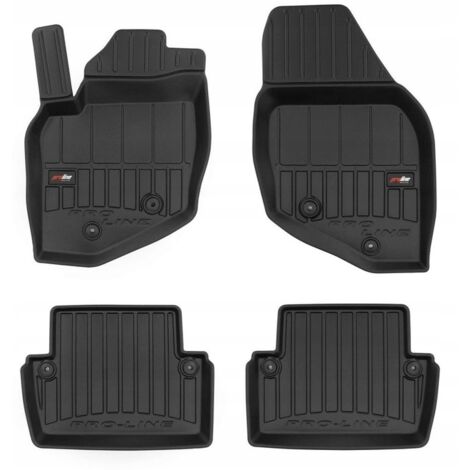 Jeu De 4 Tapis De Sol Caoutchouc Noir Pour Volvo C70 II (2005-2013) - Neuf, Fabrication Pologne