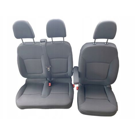Housse de siège sur mesure pour Renault Trafic III 2014-2025 – Ajustement parfait – Tissu jacquard renforcé – Installation facile avec velcro