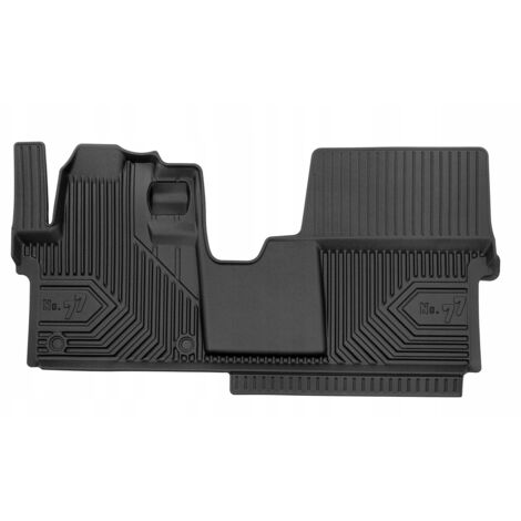 Tapis de sol en caoutchouc sur mesure pour CITROEN JUMPY III 2016 – Élastomère TPE – Hauteur des bords 4 cm – Protection intérieure optimale