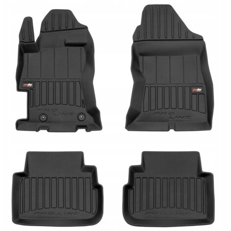 Tapis De Sol Voiture Velours Premium M MOTOS – Pour Subaru XV II (depuis 2017) – Noir Mat – Fixation Sécurité – Épaisseur 10mm