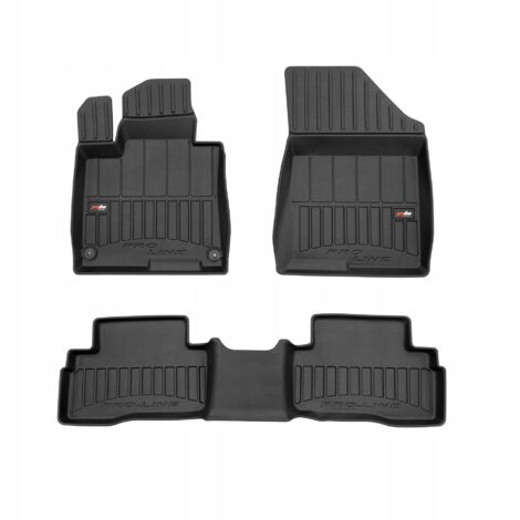 Tapis de sol en caoutchouc pour Kia Sportage 5 Hybride 2021 - 3D TROUGH (1/5)