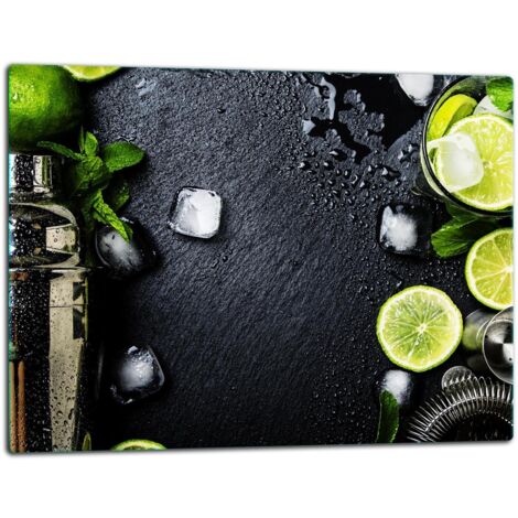 Planche  dcouper  plaque de verre 52x40 Fruit (1/5)