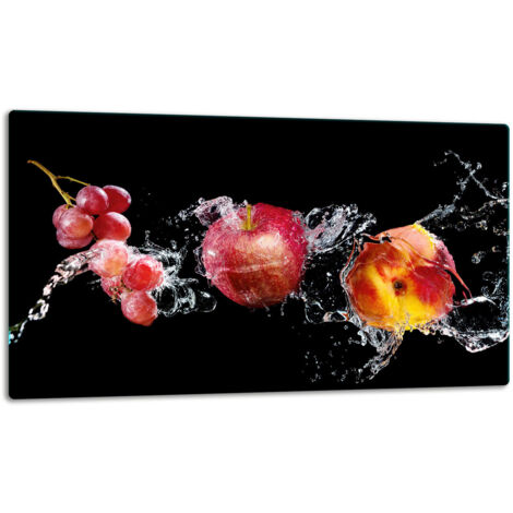 Planche dcouper plaque de verre 52x30 Fruit (1/5)