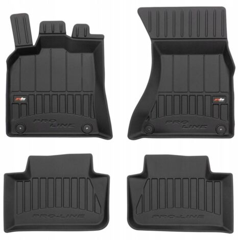 Tapis de sol et paillassons en caoutchouc Porsche Macan à partir de 2014 - 3D TROUGH (1/5)