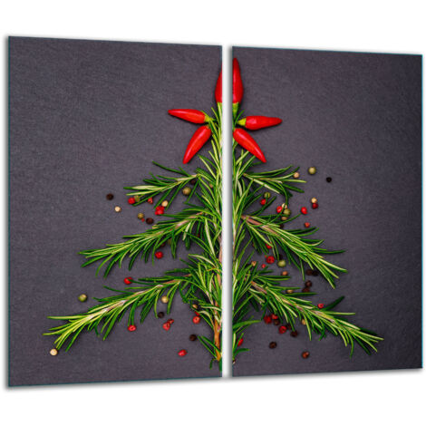 Planche à découper en verre 2x 30x52 Noël (1/5)