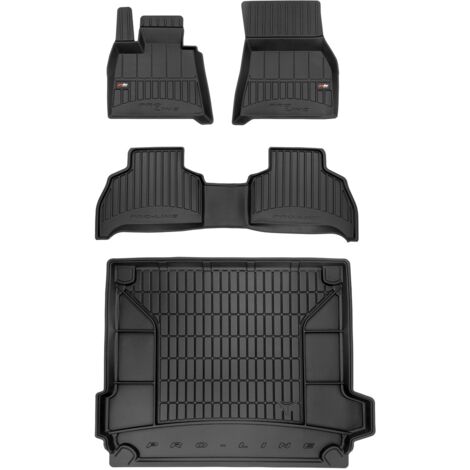 Ensemble de tapis de sol 3D et tapis de coffre pour BMW X5 G05 2018 – Caoutchouc TPE – Ajustement parfait – Inodore – 5 places (1/5)