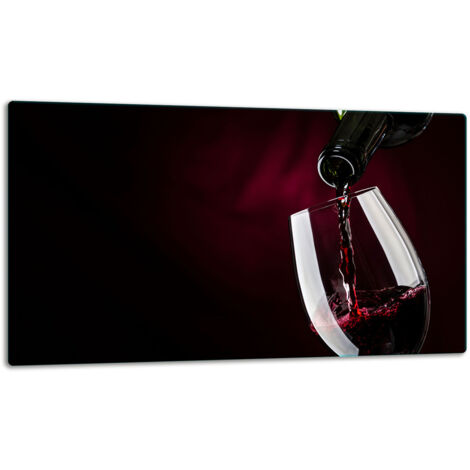 Planche dcouper de la plaque de verre 52x30 vin (1/5)