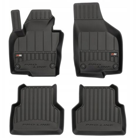 Tapis de sol et de porte en caoutchouc pour VW Tiguan 1 2007-2016 3D TROUGH (1/5)