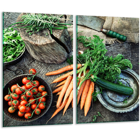 Coupe hachage en verre 2x 30x52 lgumes (1/5)