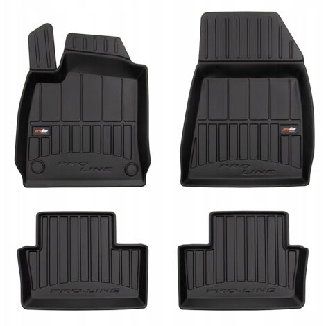 Tapis de sol et tapis de sol en caoutchouc pour Renault Clio E-Tech V à partir de 2019 - 3D TROUGH (1/5)