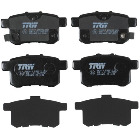 Plaquettes De Frein Arrière TRW Carbone - Réf MCB99CRQ - Pour Triumph Bonneville T140V 750 (1975-1983)