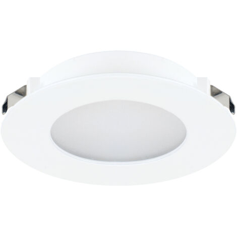 Plafonnier LED encastré rolo C 1,9 W 4100 K IP44 blanc (1/2)
