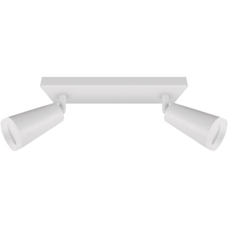 Applique murale blanche IP20 orientable Sana GU10 2x35W Ideus 04143 (1/2)