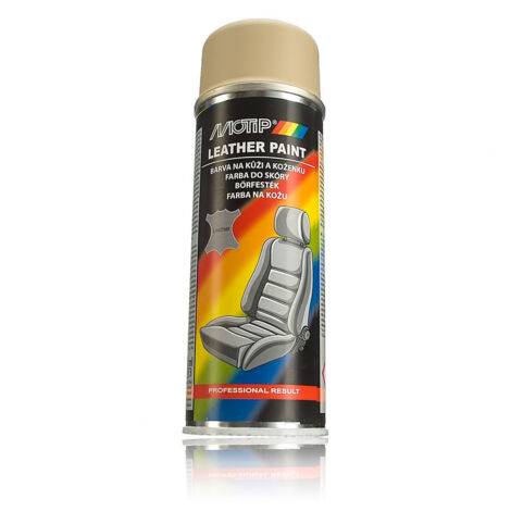 Peinture en aérosol pour rénovation cuir MOTIP Beige Vinylspray 200 ml