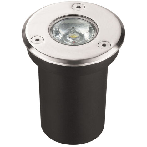 Plafonnier LED chromé mat 3W 4200K gawra Ideus 03246 (1/2)