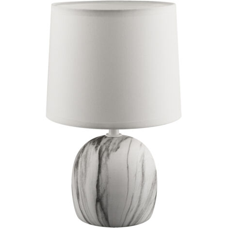Lampe de table blanche 40W Atena E14 Ideus 04055 (1/2)