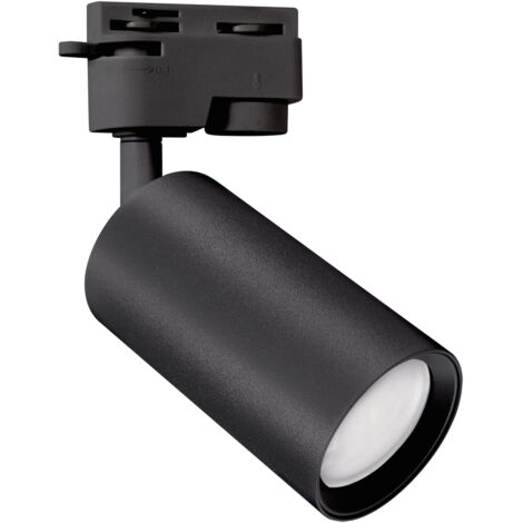 Luminaire sur rail GU10 35W noir daria TRA Ideus 03949 (1/2)