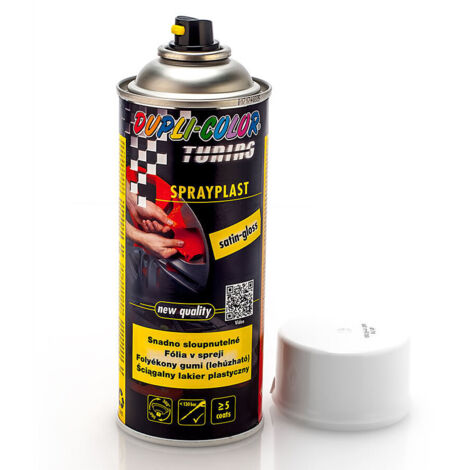 Spray caoutchouc blanc brillant Sprayplast aérosol 400 ml Motip (1/4)