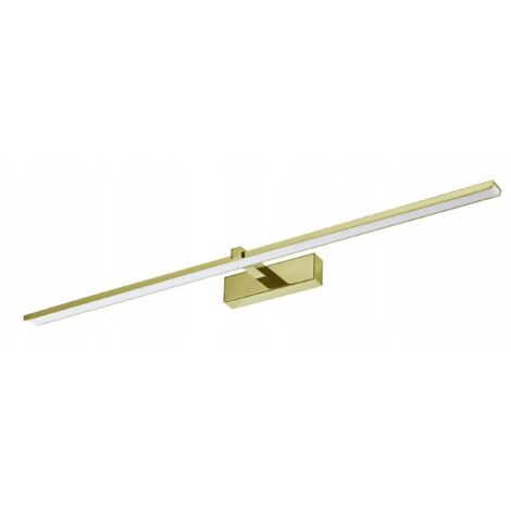 Applique murale LED pour salle de bain, miroir, 8 W, 40 cm, dorée, Vénus, 4 200 K, 580 lm (1/5)