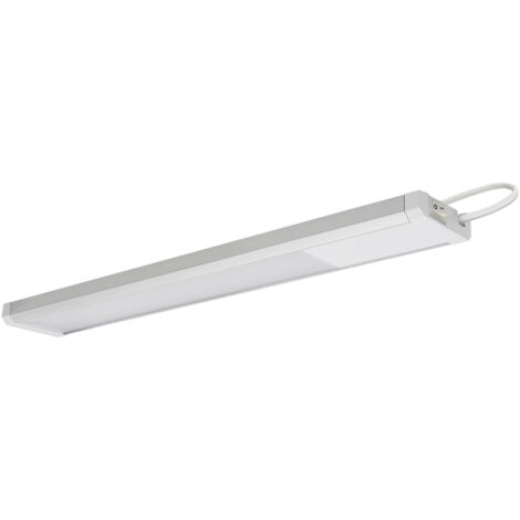 Luminaire linéaire sous meuble LED Tamara 10 W 4000 K IP20 58 cm blanc (1/2)