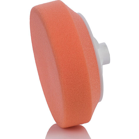 Tampon de polissage moyen 150 mm Filetage M14 Disque de polissage éponge Orange ABW (1/4)