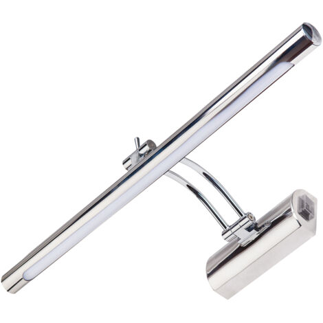 Applique murale de salle de bain à placer au-dessus du miroir, chromée, 40 cm, LED 8 W, 4000 K, 570 lm, IP44, Anita Ideus 00015 (1/2)