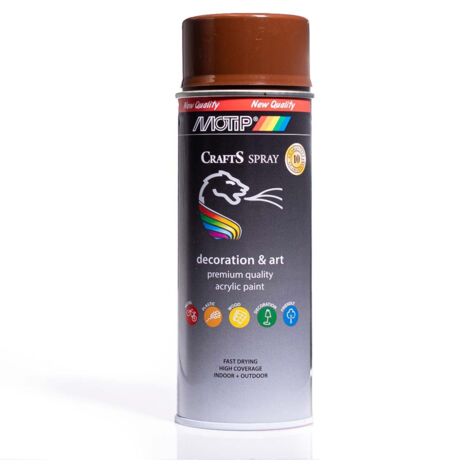 Peinture acrylique en aérosol RAL 8011 Marron 400 ml CRAFTS (1/5)