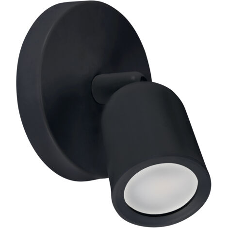 Applique murale noire IP20 orientable Bogna GU10 20W Ideus 03982 (1/2)