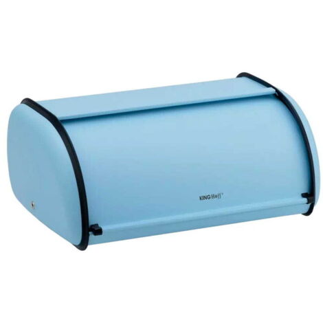 Petite boîte à pain en acier 36 cm KINGHOFF KH-1757 bleu (1/5)