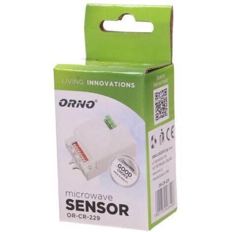 Détecteur De Mouvement Micro-ondes Radar 360º En Saillie Blanc 86994290