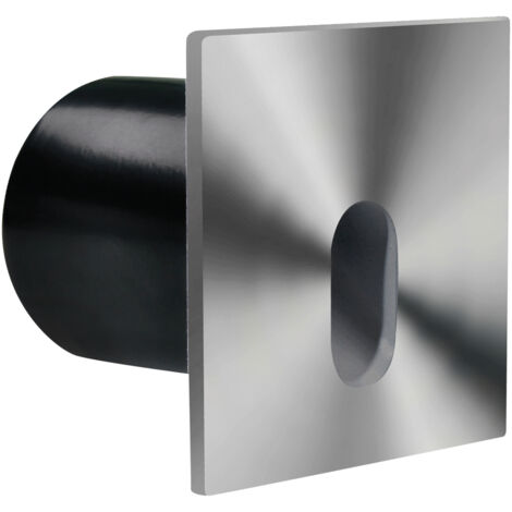 Applique murale LED pour escalier 3W 210lm 4000K carrée en raphia chromé mat Ideus 03120 (1/2)