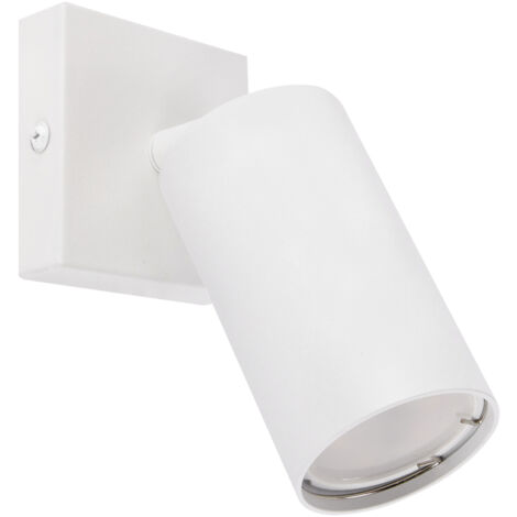 Applique murale et plafonnier blanc 1D 35W GU10 IP20 manam Ideus 03759 (1/2)